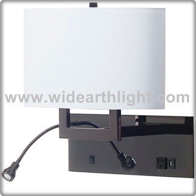 Ul Cul Ce Approved Hotel Light With Usb Port With Led Reading Light/outlet/on/off Switch W50320 ...