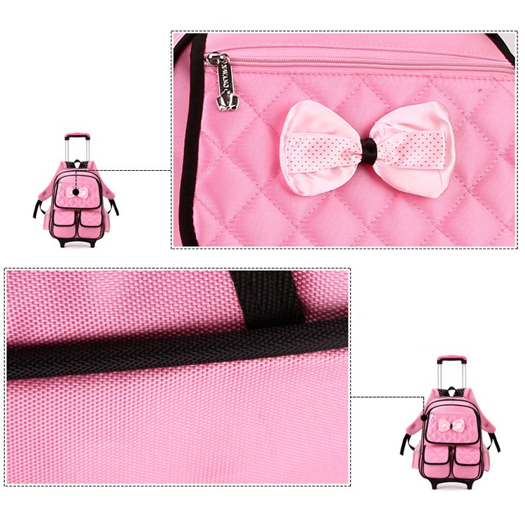 Wholesale Top Quality Hot Sale Cool Polyester School Trolley Bags 2016