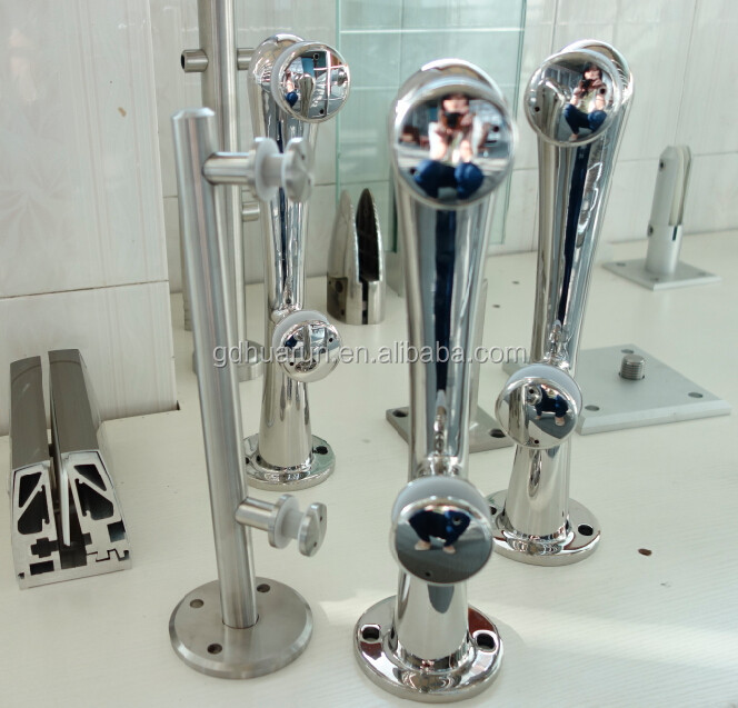 Diseño moderno accesorios pasamanos de acero inoxidable, piscina ... Vidro cerca diseño