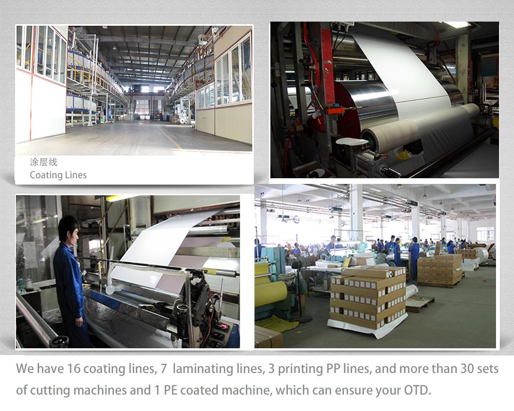フライ工場サプライヤー200g速乾性エコ- 溶剤ppの紙の印刷デジタル印刷問屋・仕入れ・卸・卸売り