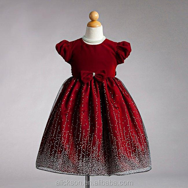 魅力的なジュエル短い袖なしサッシ安い花の女の子のパーティーの摩耗西部のドレス問屋・仕入れ・卸・卸売り