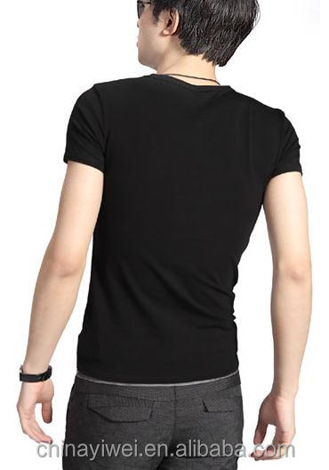 卸売カスタム広州工場最新のt- シャツ空白ブラックt- シャツ仕入れ・メーカー・工場