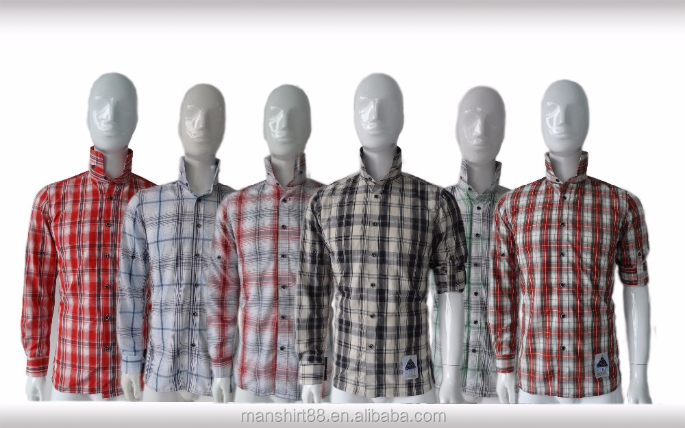 中国地工場すべてのスタイルカスタムメンズカジュアルドレスシャツ仕入れ・メーカー・工場