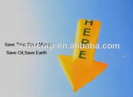 カスタム箔ヘリウム風船パーキング矢印の形仕入れ・メーカー・工場