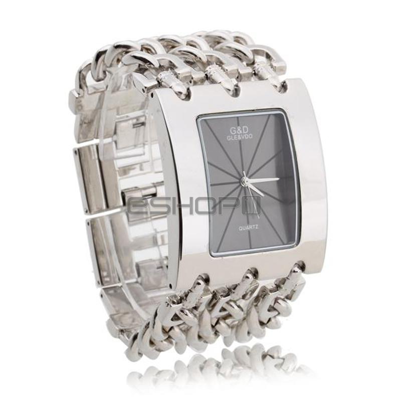 women quartz wristwatch wrist watch bracelet 
