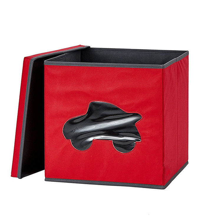 12x12x12 Folding Storage Cubes Cheap Fabric Kids Toys Boxes Bin With