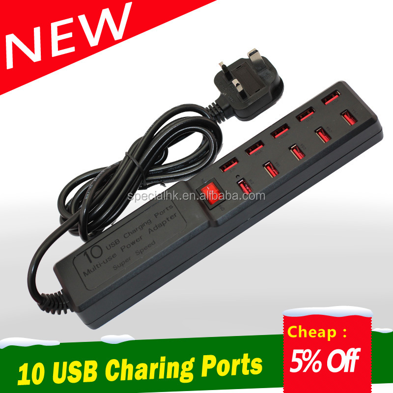 10 port USB WALL CHARGER