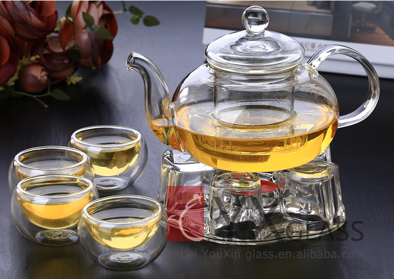 販売上の250ミリリットル2015茶のガラスポット! 透明な耐熱ティーポットとガラスのティーポット仕入れ・メーカー・工場