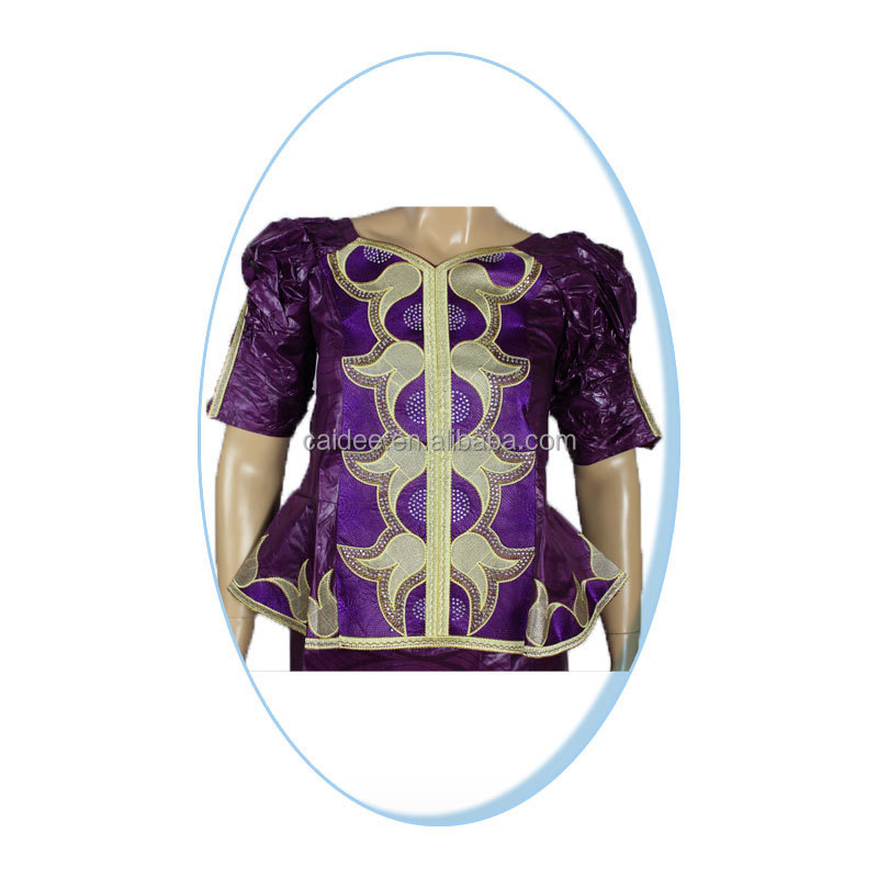 バザンアフリカの高品質の刺繍女性洋服、 リッシェ、 ジョルジュbcw150105素敵な女性のドレスカフタン仕入れ・メーカー・工場