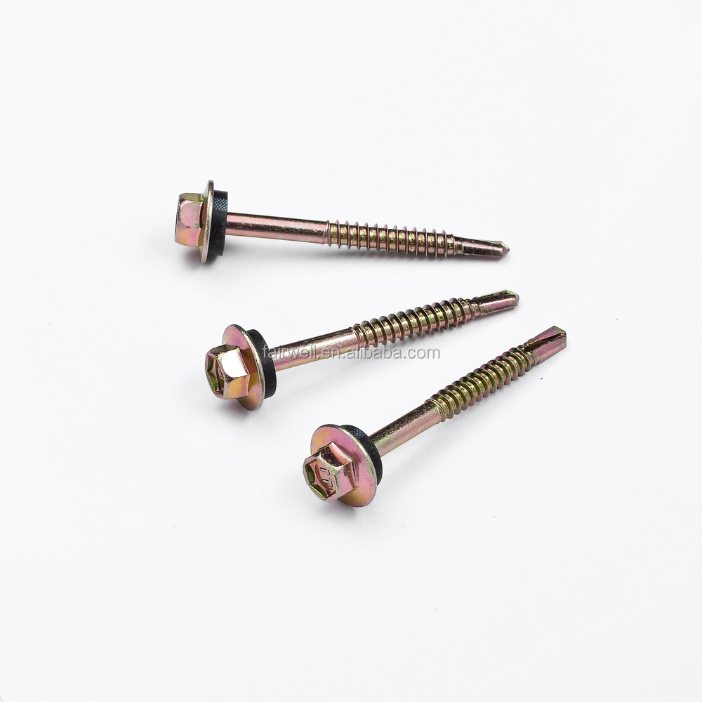 Factory Low Price Galvanized Roofing Screw With Washer Rubber Buy