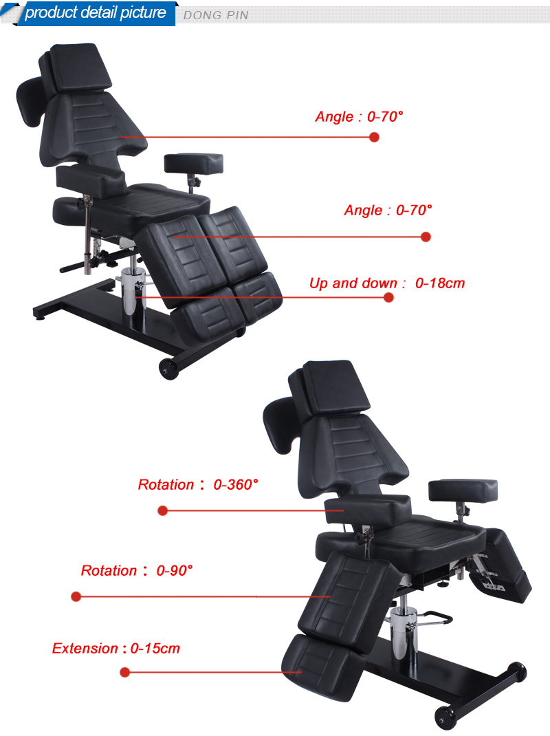 マルチ- 機能調節可能な刺青の椅子仕入れ・メーカー・工場