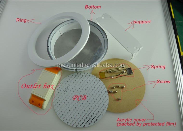 安い価格20wの特許を取られた設計はdownlightハウジングを導いた問屋・仕入れ・卸・卸売り