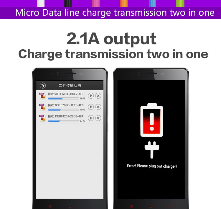 マイクロポートのカラフルなusbケーブル、 マイクロusb3.0ケーブル携帯電話用、 充電器サムスンの携帯電話用usbケーブル仕入れ・メーカー・工場