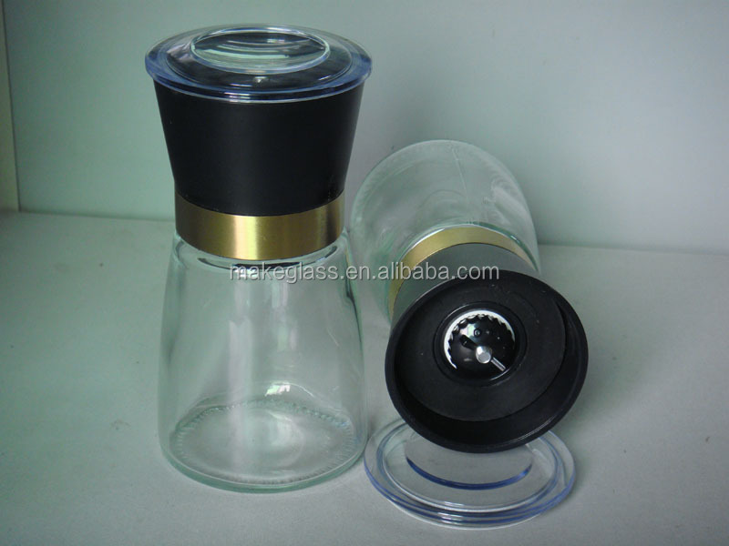 Mills Type and Glass Material salt and pepper grinder