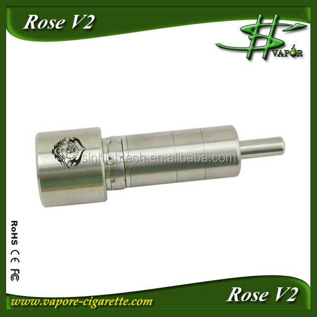 High Quality Rose V2 atomizer 510 Connector Stainless Steel 316 1:1 clone RDA in stock