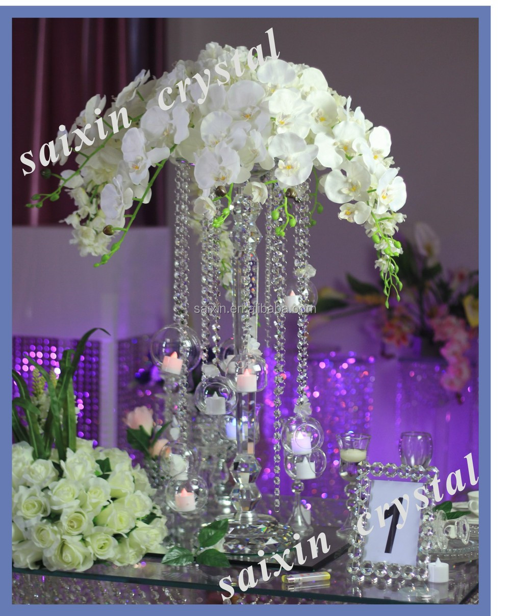 豪華な結婚式の装飾のクリスタルフラワースタンドzt-122-2問屋・仕入れ・卸・卸売り