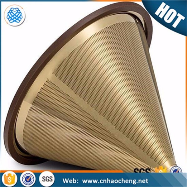 100 150 Micron Stainless Steel Cylindrical Wire Mesh Coffee Filter