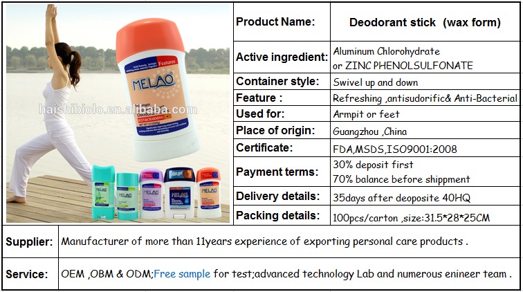 oem manufacturer spray form and antiperspirant,deodo