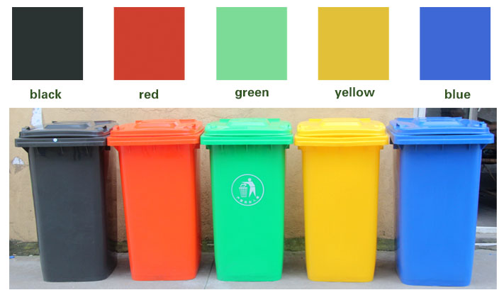 車輪が付いているプラスチックのリサイクルビン問屋・仕入れ・卸・卸売り