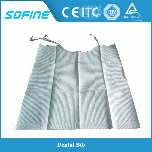 Good Quality 3 Ply Waterproof Medical Disposables Dental Bib Ce