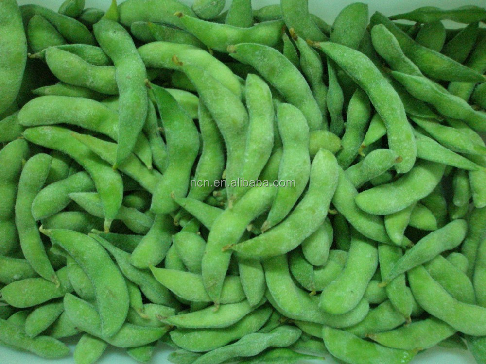 wholesale iqf frozen green edamame soy bean with