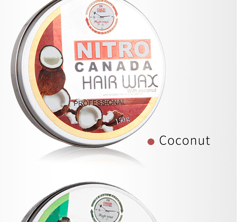 Oem Odm Snake Oil Garlic Coconut Nitro Canada Hair Wax With Clear