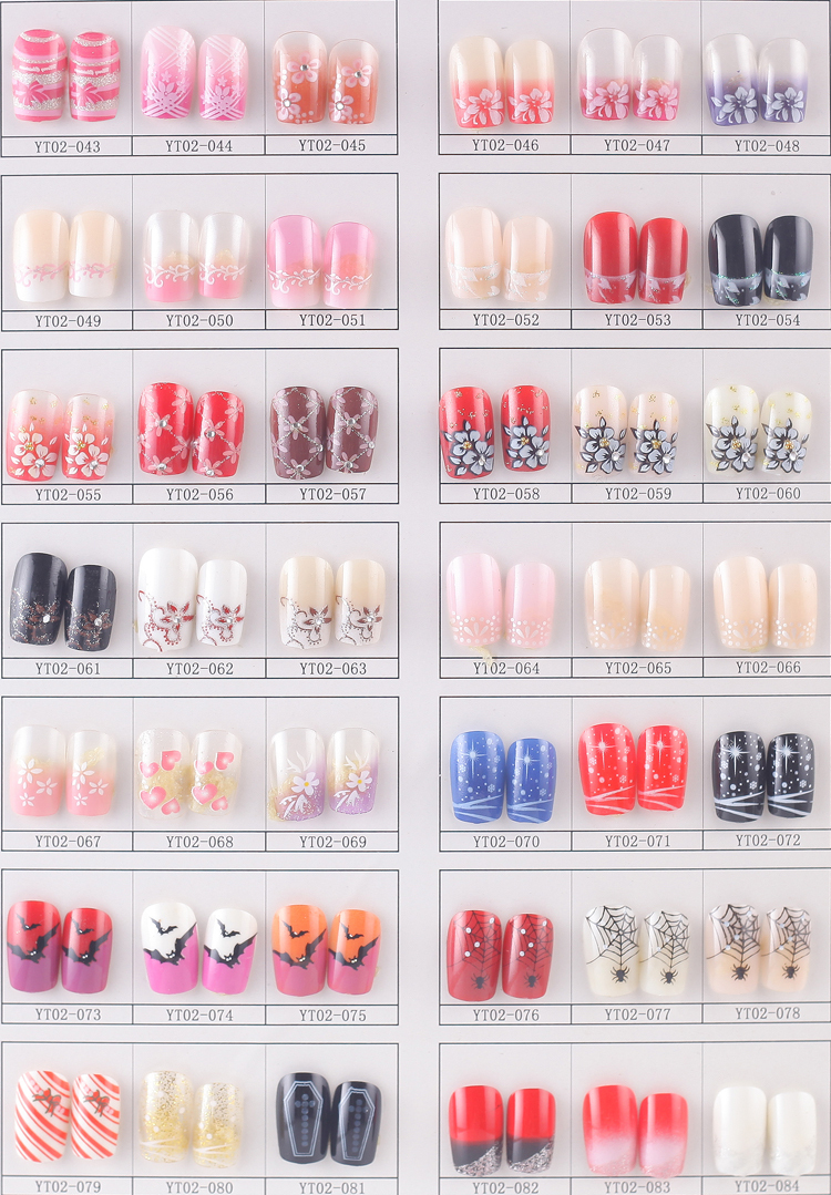 色のアクリルネイルチップ/人工爪 問屋・仕入れ・卸・卸売り