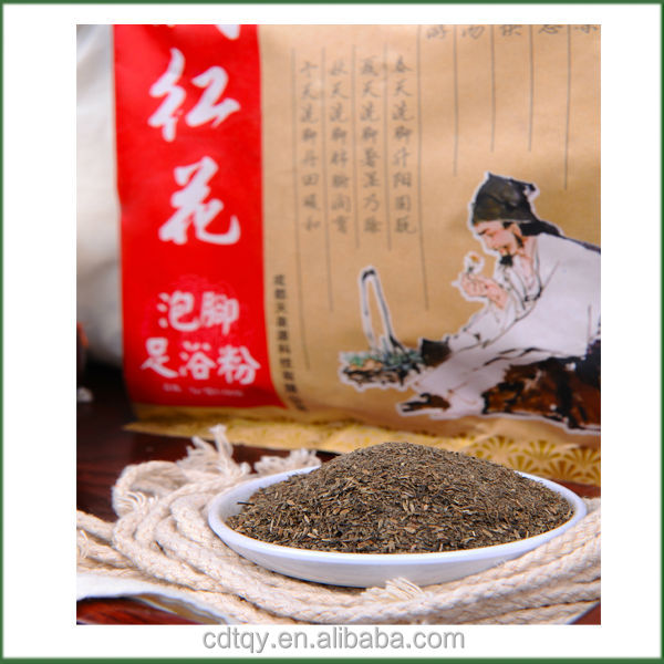Foot care powder made of saffron medicine herb 2014 OEM manufacturer foot bath heat