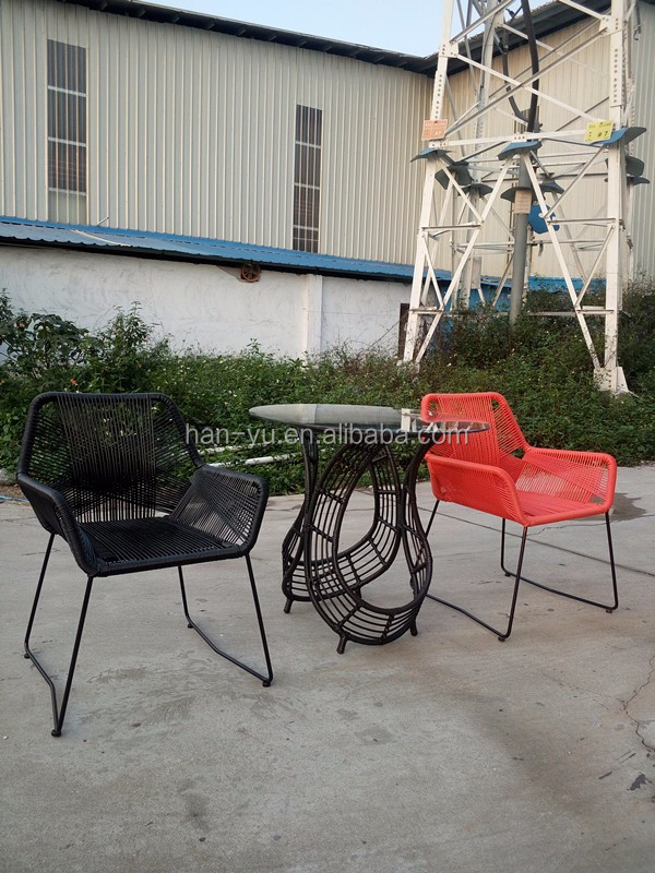 ホット販売屋外ウィッカーチェア赤い籐の椅子仕入れ・メーカー・工場