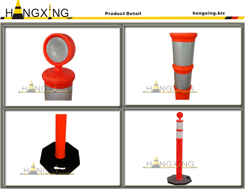 Wb506 Reflective Sticker Plastic Traffic Bollard Buy Plastic Traffic