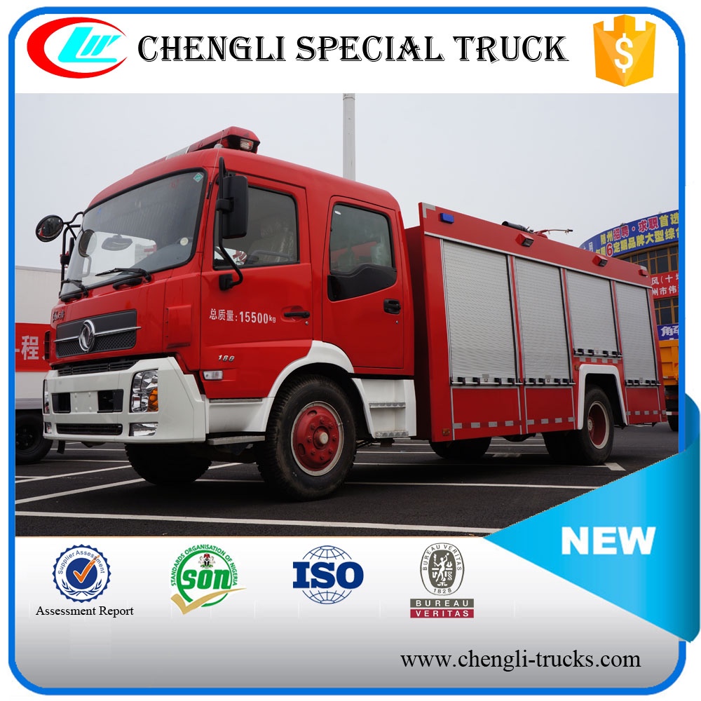 8000l Capacity Left Hand Drive Fire Fighting Ladder Truck Water Tank
