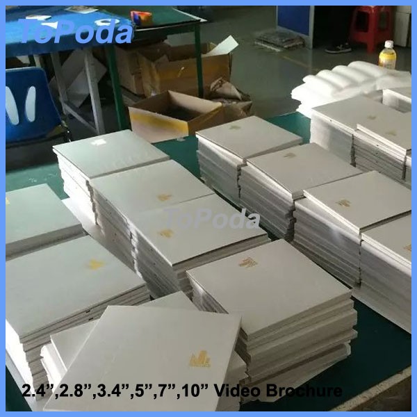 アリババ中国topoda熱いビデオパンフレット7インチ仕入れ・メーカー・工場