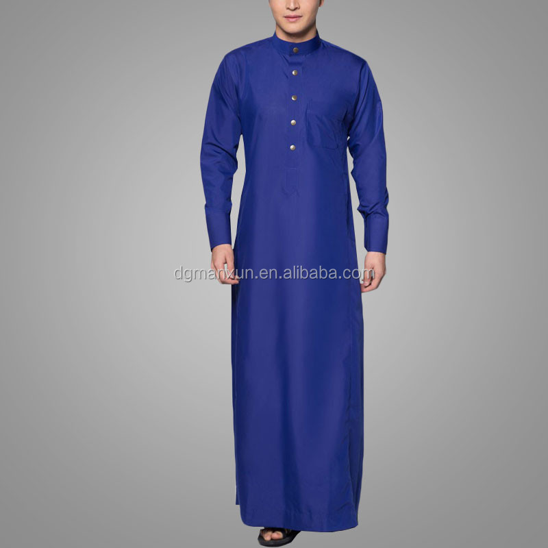 Muslim wear men jubah a slim fit muslim jubah 2016 new style islamic muslim men thobe