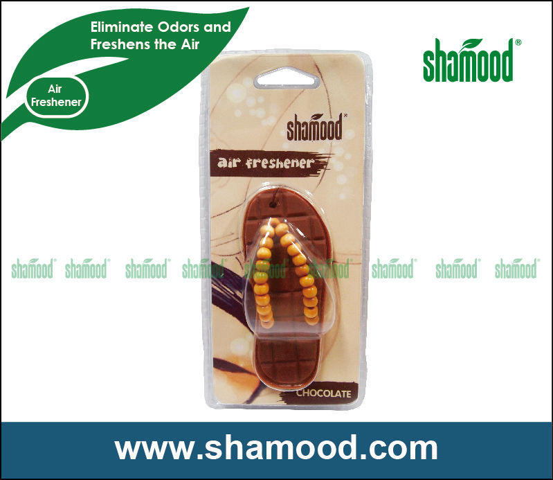 プラスチックチョコレートshamood新しい設計された香りのフリップ- フロップカーゲル芳香剤問屋・仕入れ・卸・卸売り