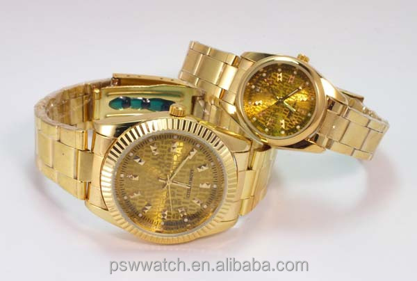 Diamond dial face wrist watches for couples best gift couple watches