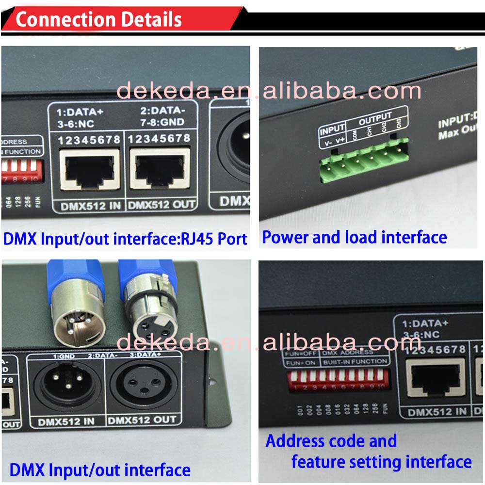 Dc12-24v5123チャネルusbledコントローラdmxrgbledコントローラ仕入れ・メーカー・工場