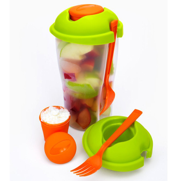 Hot Sale Bpa Free Customized Plastic Salad Shaker Cups Buy Salad