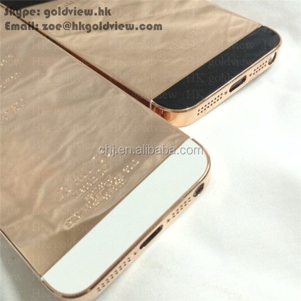 for iphone 5 5s 6 24ct. rose gold edition , rose gold mirror finished ...