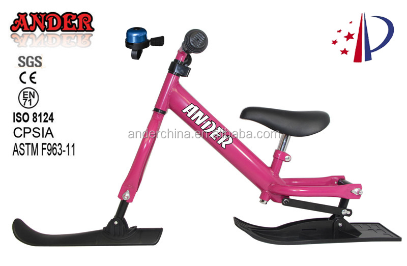 新しいタイプのカラフルな子供の2014年スキーバイク/雪バイクベル付きバイク問屋・仕入れ・卸・卸売り