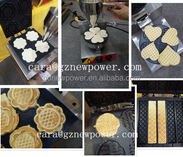 2014 automatic double head waffle stick maker for factory manufacturing with stainless steel covering