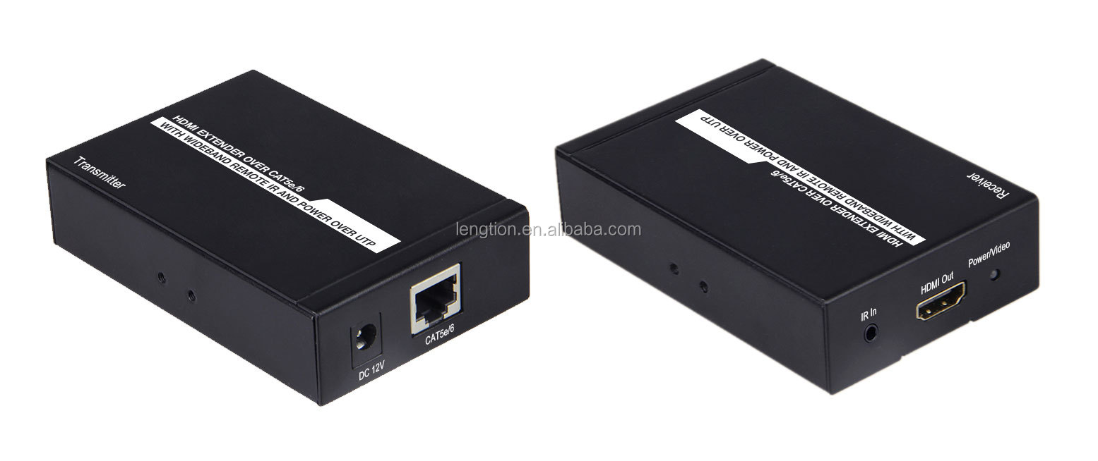 ワイドバンド20khz~60khz50mを超えるエクステンダhdmiシングルcat5e/6イーサネットケーブル、 pc用1080p、 ブルーレイプレイヤー、 ゲーム機、 スカイボックス問屋・仕入れ・卸・卸売り