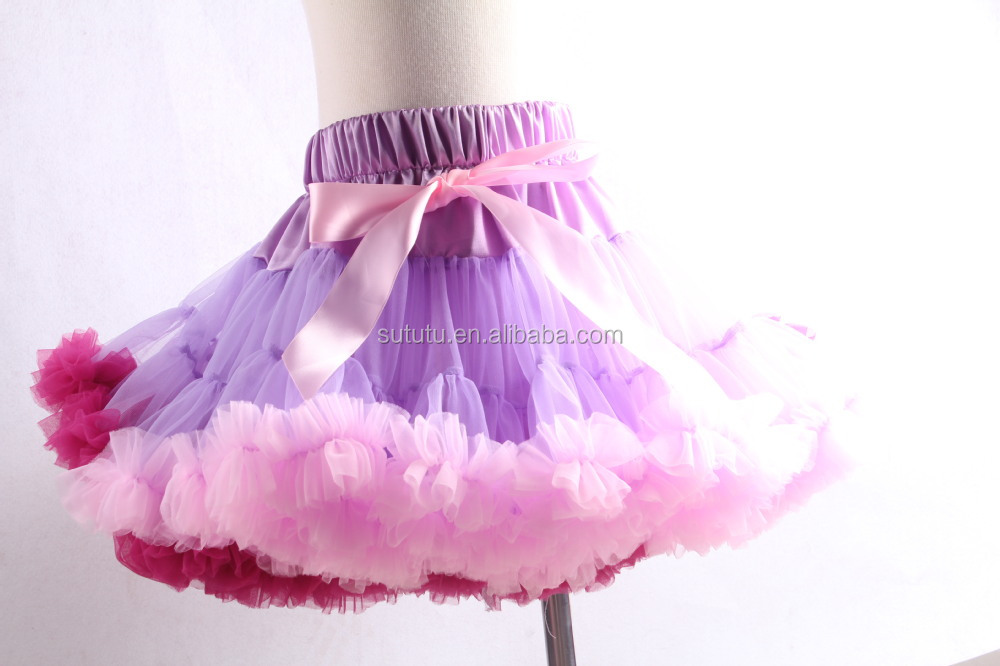 新しい到着のかわいいチュチュスカート2014年代ペチコートの女の子のスカートシフォンpettiskirtsちょう結びとふわふわ卸売仕入れ・メーカー・工場