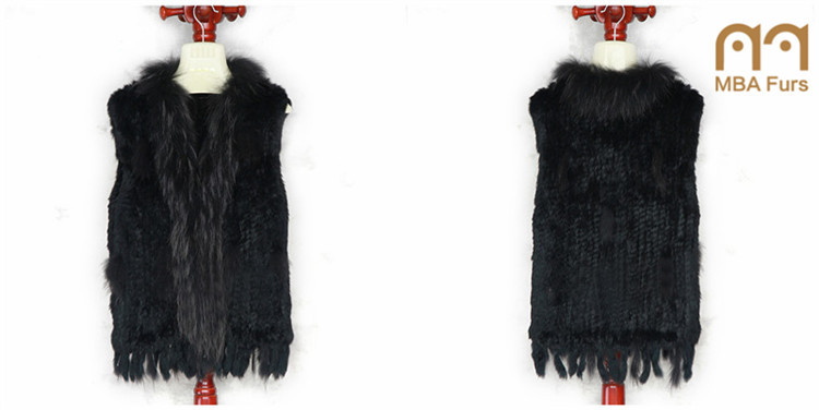 mba毛皮本物の女性の毛皮のベスト、 ウサギの毛皮gilet、 安い毛皮gilet仕入れ・メーカー・工場