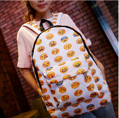 卸売ファッションバックパックemoji2015emoji新デザインカスタムバックパック仕入れ・メーカー・工場