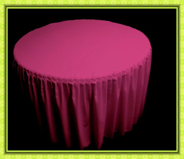 高品質の安い価格ラウンドのポリエステルのテーブルのスカートのためのイベント仕入れ・メーカー・工場