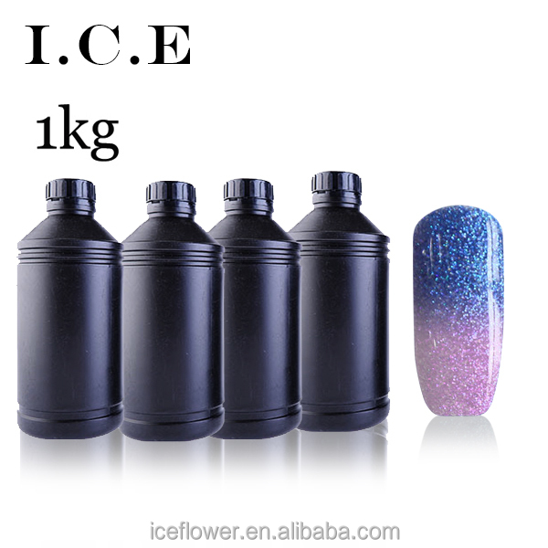 アイスネイルアート変化カラージェルポリッシュ、ソークオフuv/ledカメレオンサーモゲルポリッシュ、光沢計 問屋・仕入れ・卸・卸売り