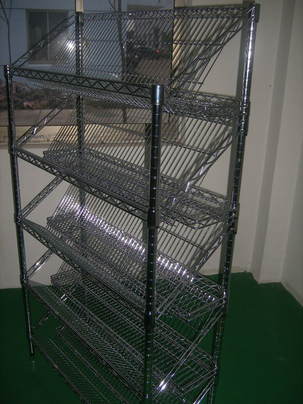 Wire Shelving/restaurant Kitchen Stainless Steel Shelves/4 Tiers