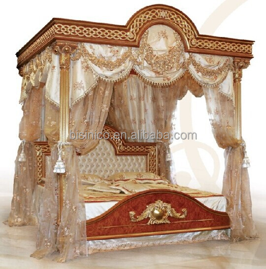 Royale italienne meubles de chambre à coucher en bois, luxe ... Chambre a coucher moderne italienne