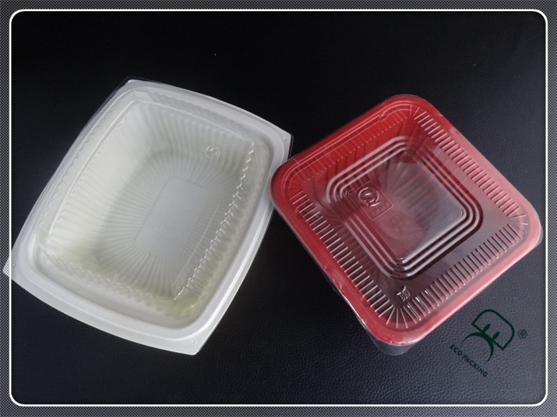 を奪うと透明なプラスチックの容器蓋使い捨てファーストフードのための仕入れ・メーカー・工場