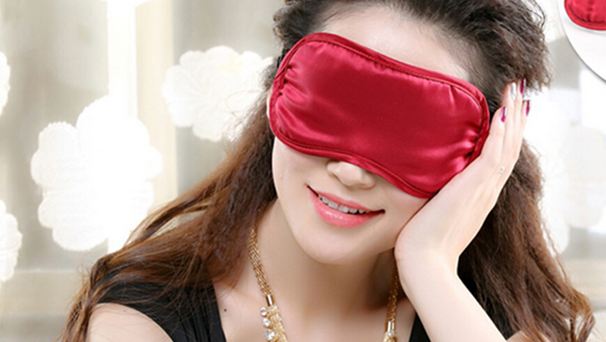 カスタム純粋な絹の睡眠アイマスク目隠しシェードカバー調整可能なスリープマスクの最高プロモーション用シルク 問屋・仕入れ・卸・卸売り